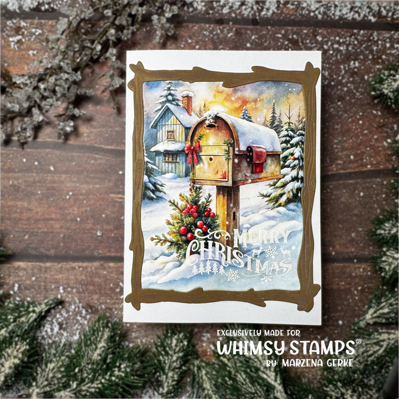 *NEW Quick Card Fronts - Merry Notes - Whimsy Stamps