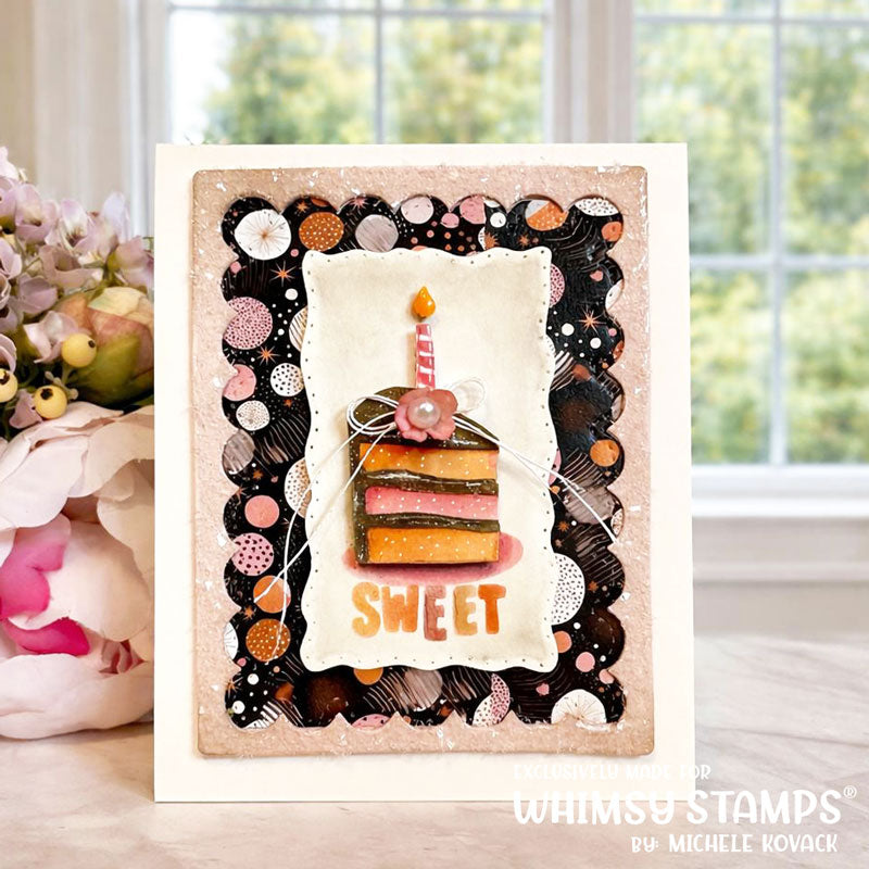 *NEW Birthday Wish Layering Stencil - Whimsy Stamps
