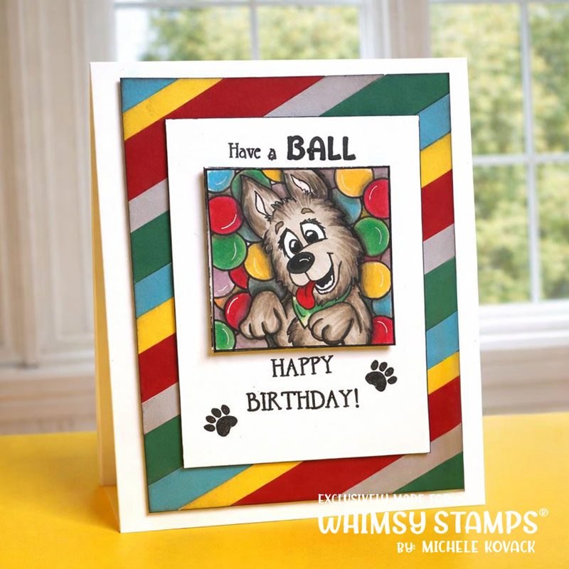 *NEW Doggone Birthdays Clear Stamps - Whimsy Stamps