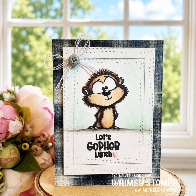 Gopher It! Clear Stamps - Whimsy Stamps
