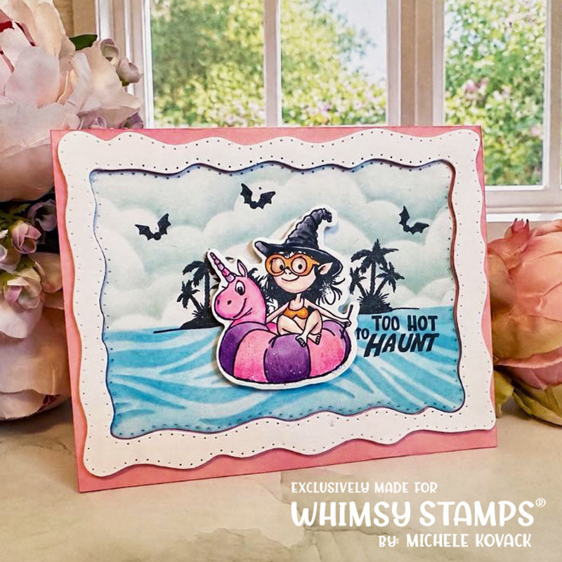 Summerween Scream Clear Stamps - Whimsy Stamps