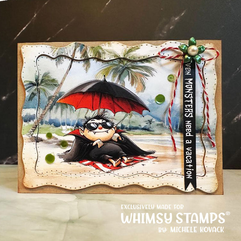 Quick Card Fronts - Summerween - Whimsy Stamps