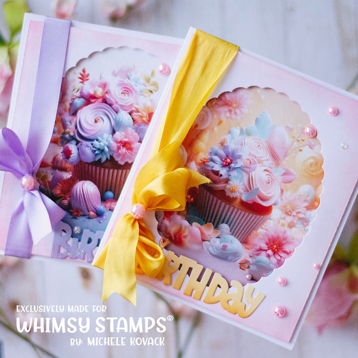**NEW Quick Card Fronts - Creative Cupcakes - Whimsy Stamps