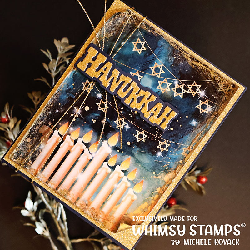 *NEW Quick Card Fronts - Hanukkah - Whimsy Stamps