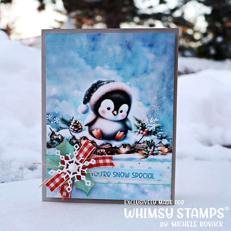 *NEW Quick Card Fronts - Chilly Penguins