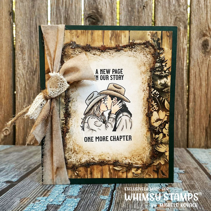 *NEW Cowboy Obsession Clear Stamps - Whimsy Stamps
