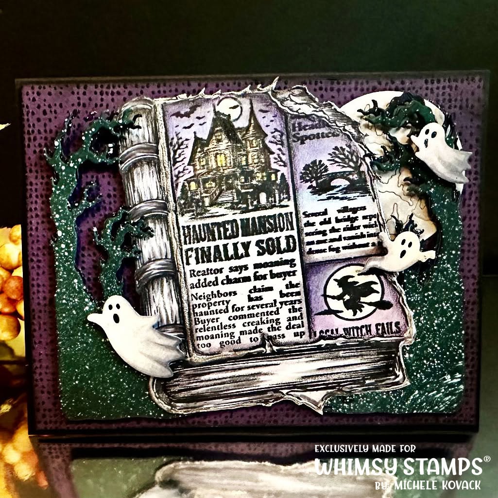 Haunted Herald Clear Stamps