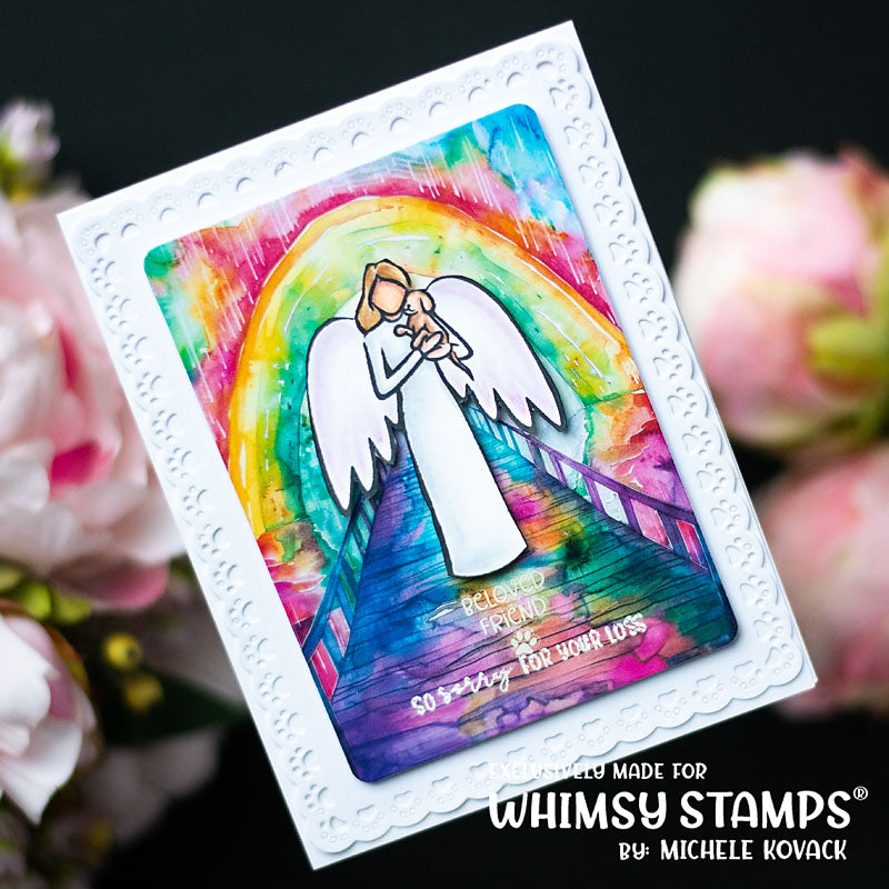 **NEW Rainbow Angel Clear Stamps