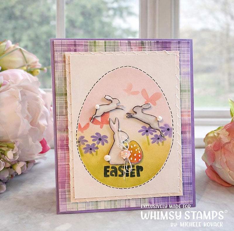 *NEW Bunny Silhouettes Die Set - Whimsy Stamps