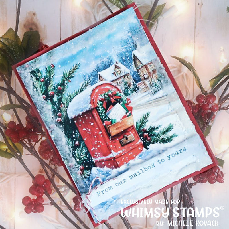 *NEW Quick Card Fronts - Merry Mail - Whimsy Stamps