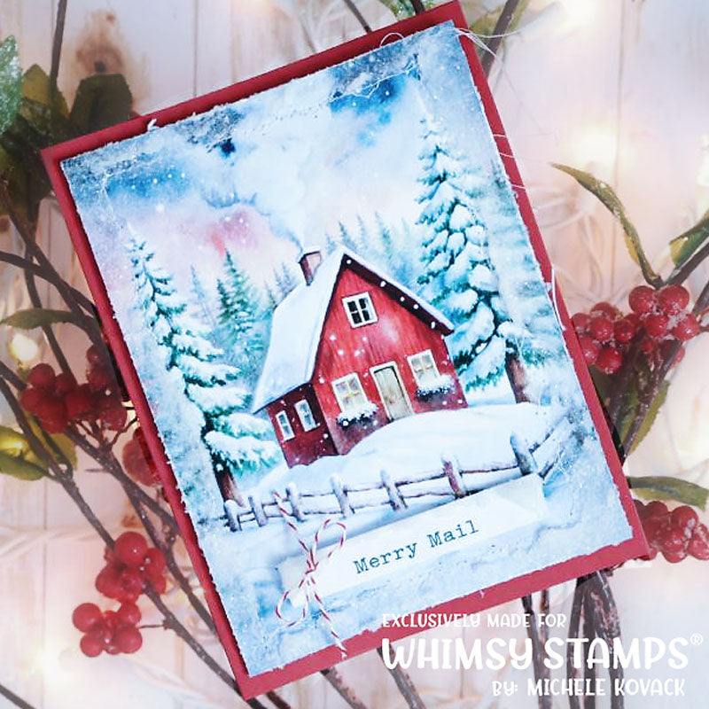 *NEW Quick Card Fronts - Merry Mail - Whimsy Stamps