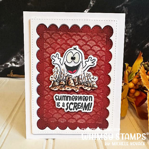 Summerween Scream Clear Stamps - Whimsy Stamps