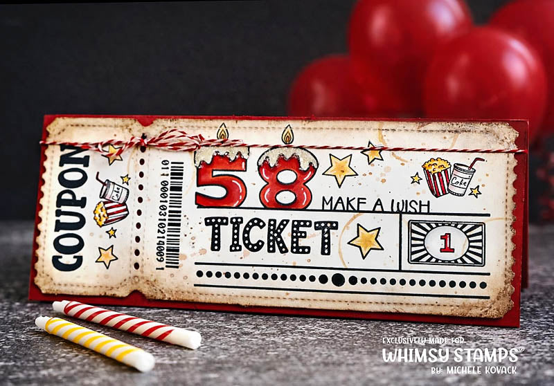 *NEW Terrific Slim Tickets Die Set - Whimsy Stamps