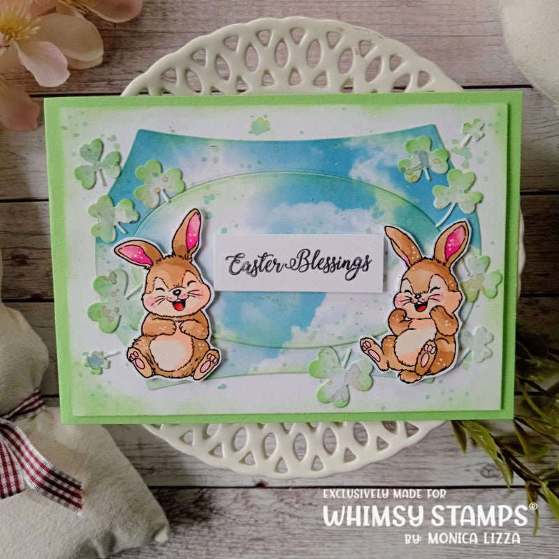Funny Bunnies Clear Stamps - Whimsy Stamps