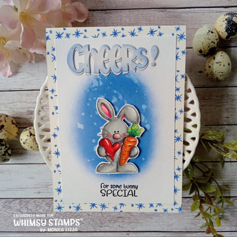 Hoppy Thoughts Clear Stamps - Whimsy Stamps