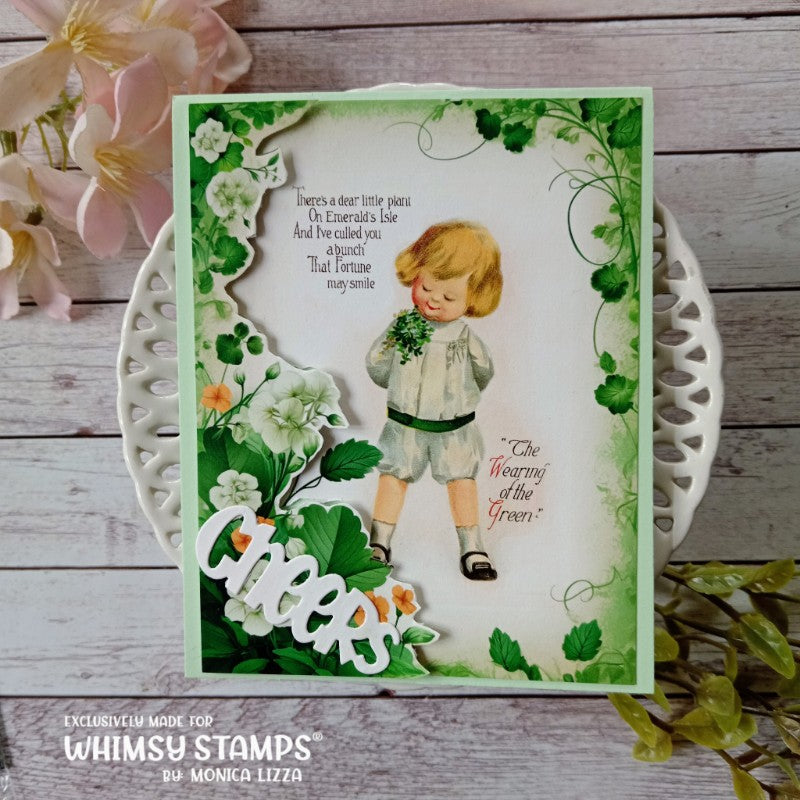Quick Card Fronts - St. Patrick's Day Vintage Postcards - Whimsy Stamps