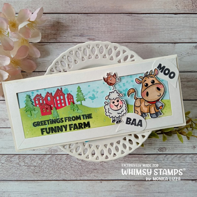 Barnyard Animals Clear Stamps - Whimsy Stamps