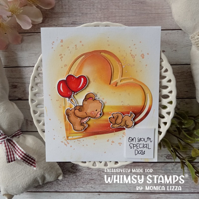Bear Love Clear Stamps - Whimsy Stamps