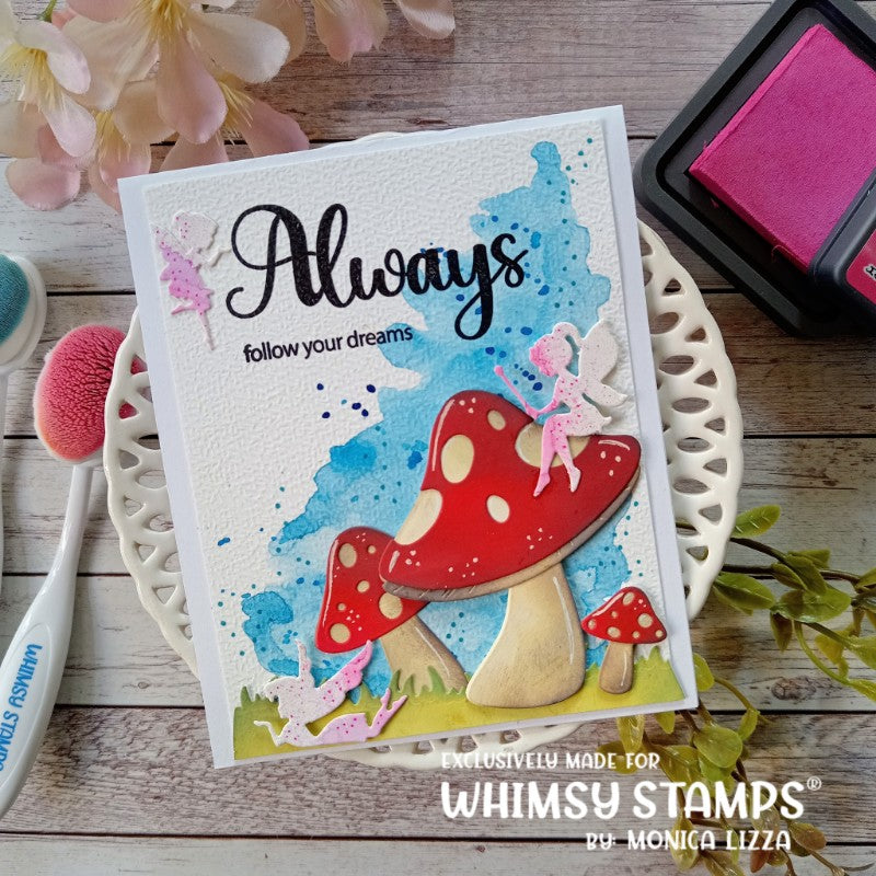 Always and Forever Sentiments Clear Stamps - Whimsy Stamps