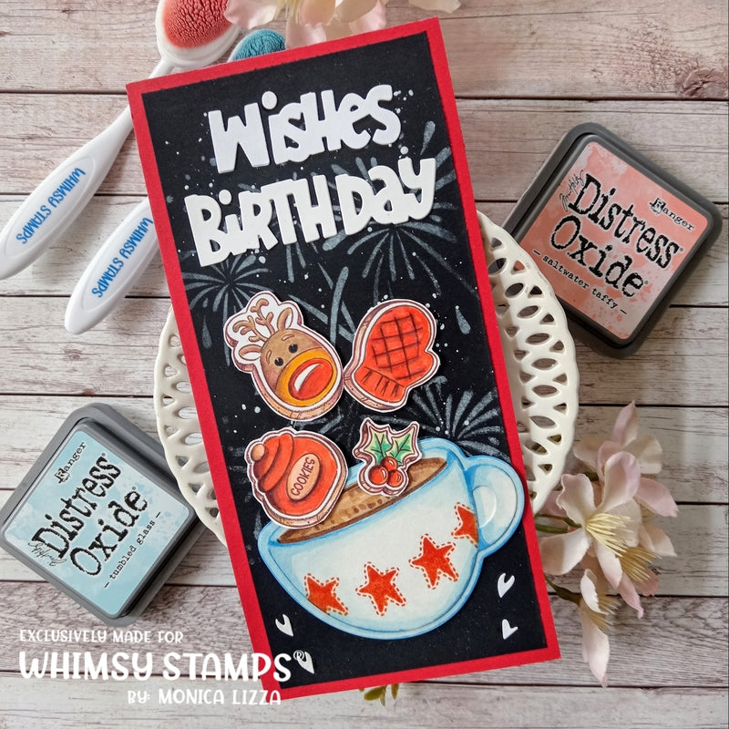 Love and Christmas Cookies Clear Stamps - Whimsy Stamps