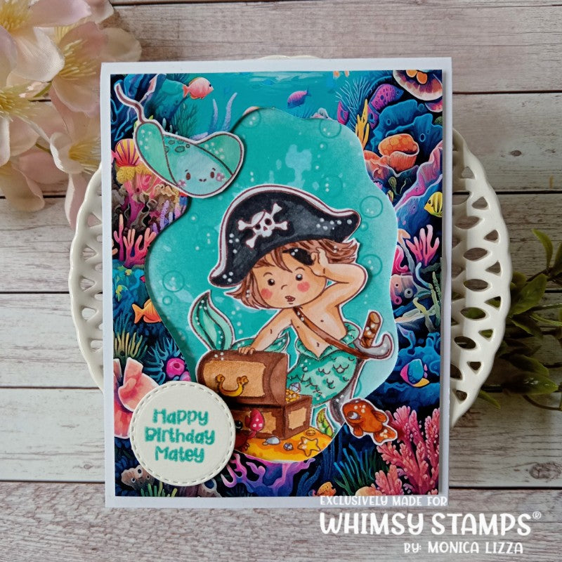 Mermaid Kids Boy Clear Stamps