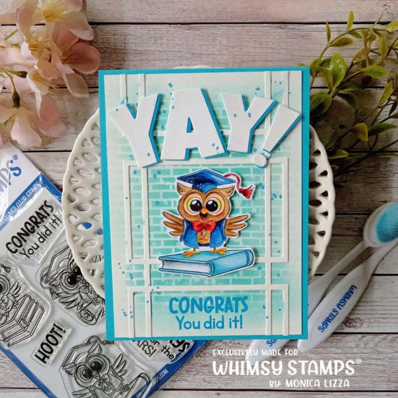 Owl Ways Reach for the Stars Clear Stamps