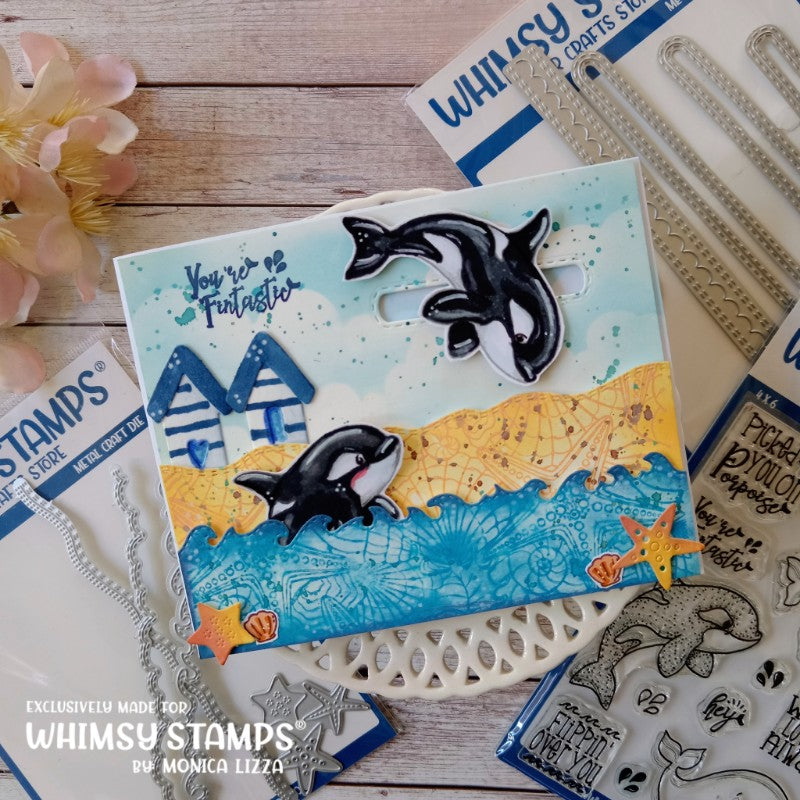 Whale of a Time Clear Stamps - Whimsy Stamps
