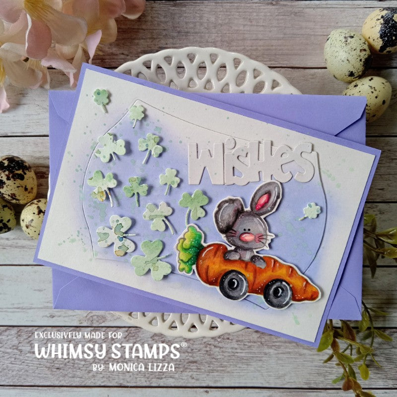 Hoppy Thoughts Clear Stamps - Whimsy Stamps