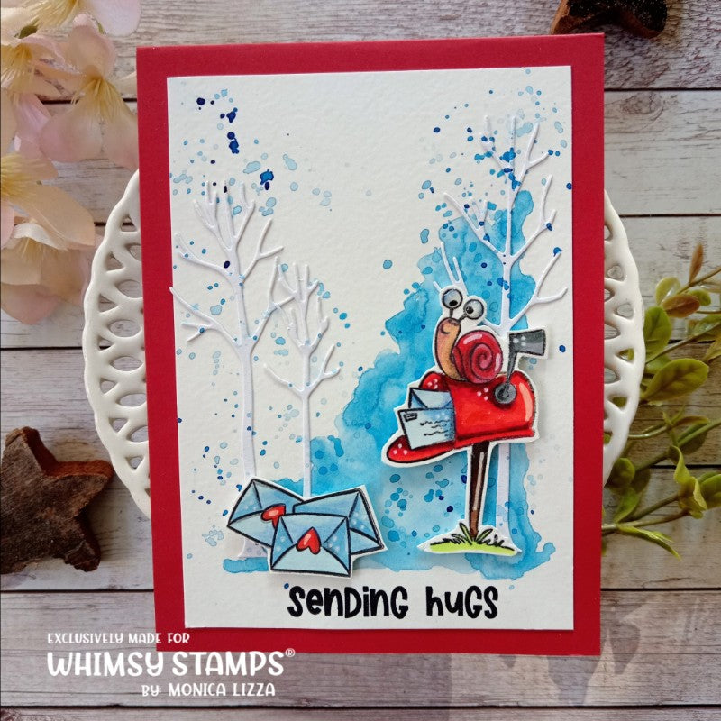 Snail Mail Clear Stamps - Whimsy Stamps