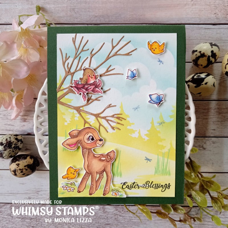 Woodland Critters Clear Stamps - Whimsy Stamps
