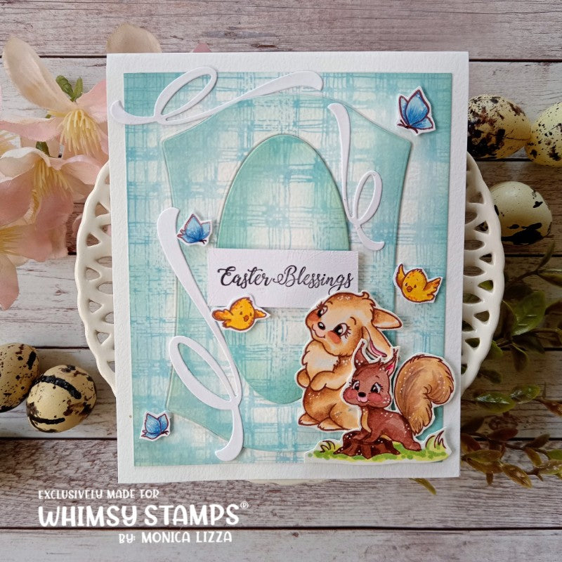 Woodland Critters Clear Stamps - Whimsy Stamps