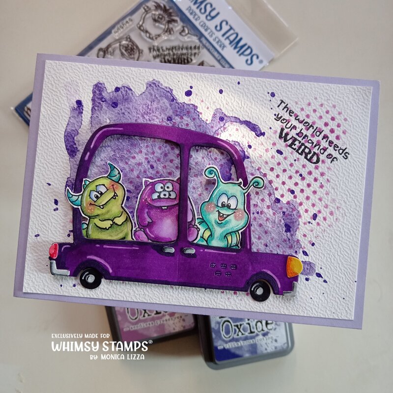 Comic Car Die Set - Whimsy Stamps