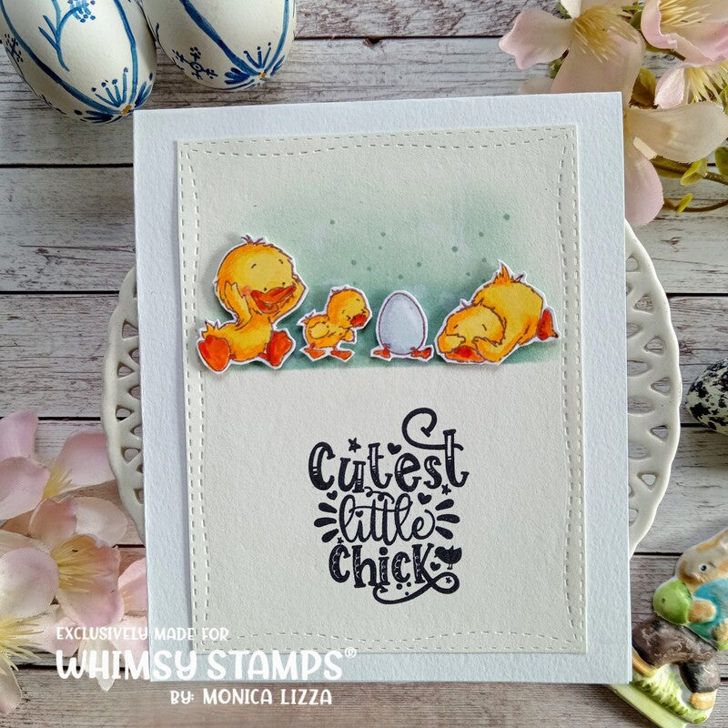 Easter Sentiments Clear Stamps - Whimsy Stamps