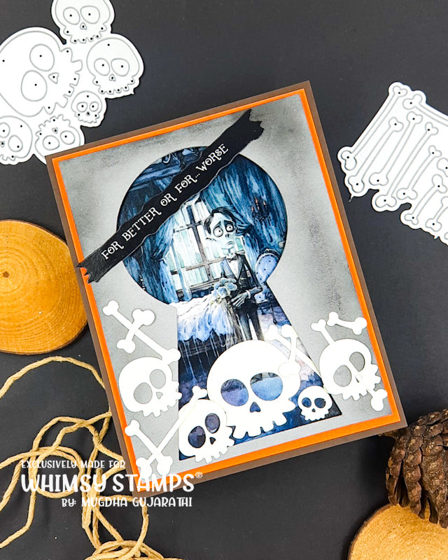 Keyhole and Keys Die Set - Whimsy Stamps