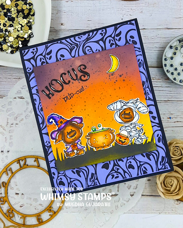 Ghostly Greetings Clear Stamps