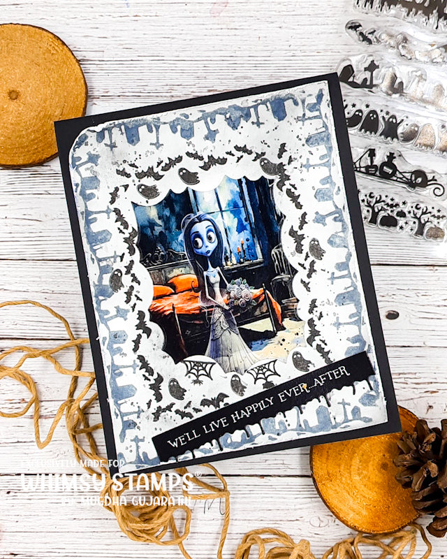 *NEW Halloween Bitty Borders Clear Stamps - Whimsy Stamps