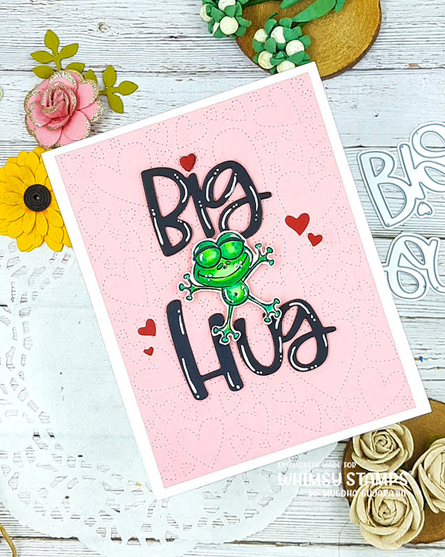 Big Hugs Word Die Set