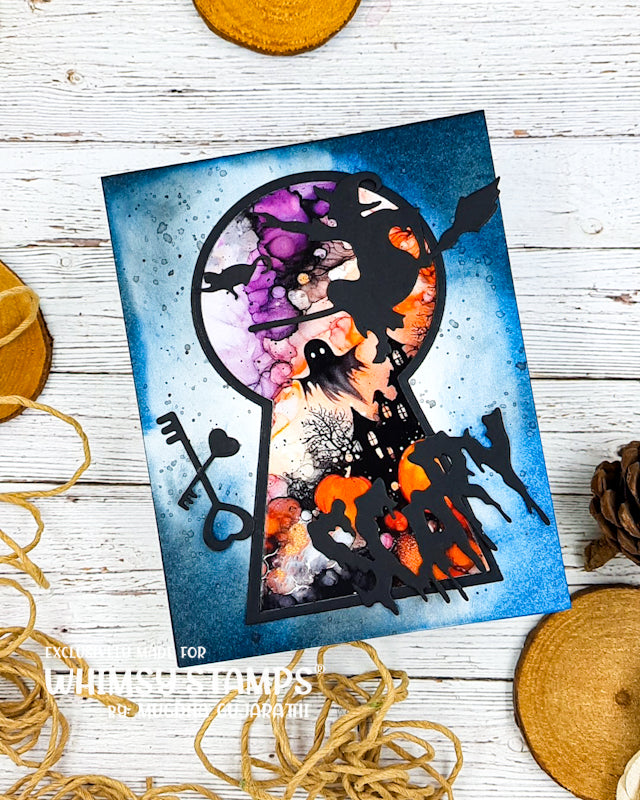 *NEW 6x6 Paper Pack - Halloween Inks - Whimsy Stamps