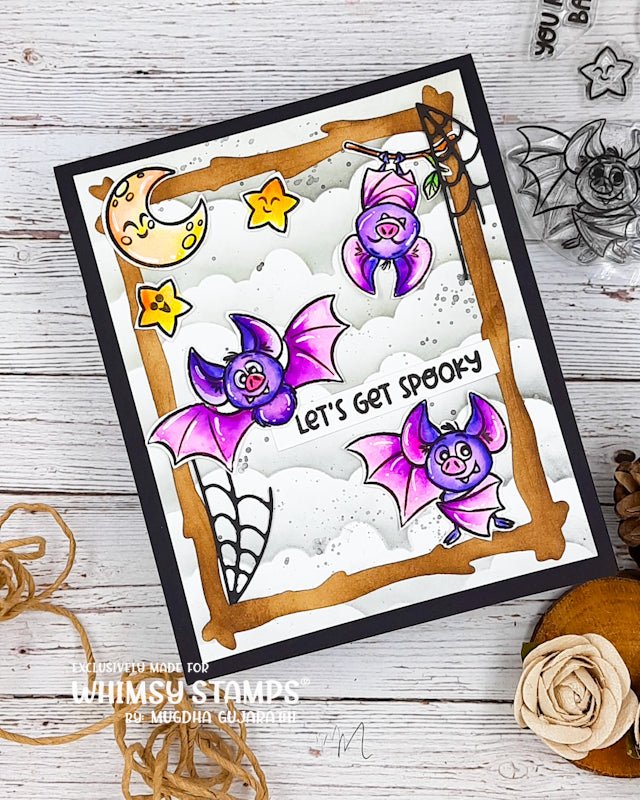 *NEW Let's Get Spooky Clear Stamps - Whimsy Stamps