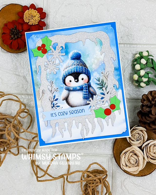 *NEW Quick Card Fronts - Chilly Penguins
