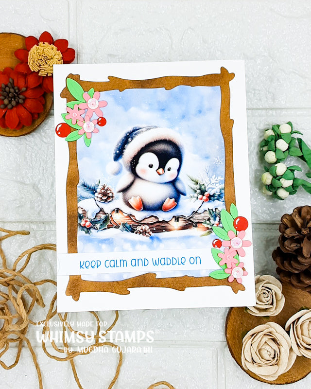 *NEW Quick Card Fronts - Chilly Penguins