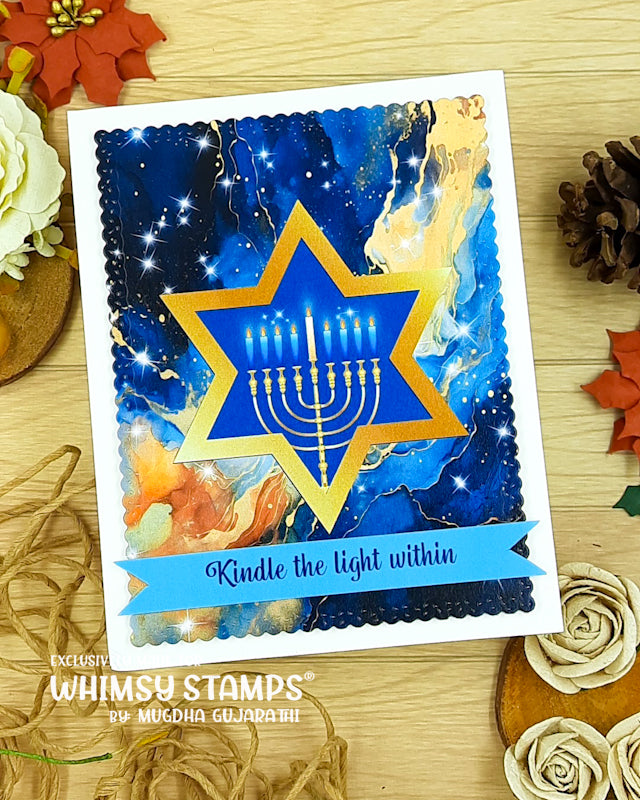 *NEW Quick Card Fronts - Hanukkah - Whimsy Stamps