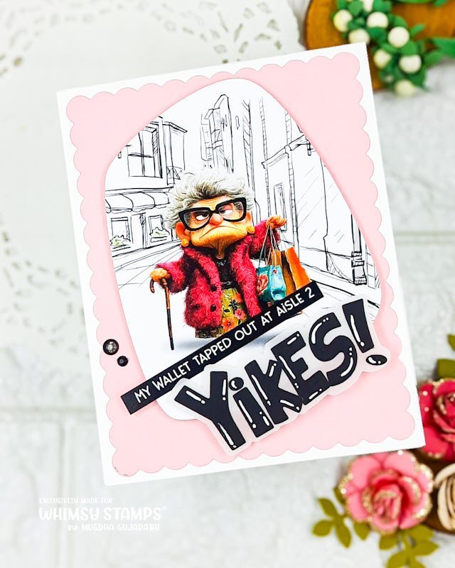 Quick Card Fronts - Old Fart Inflation - Whimsy Stamps