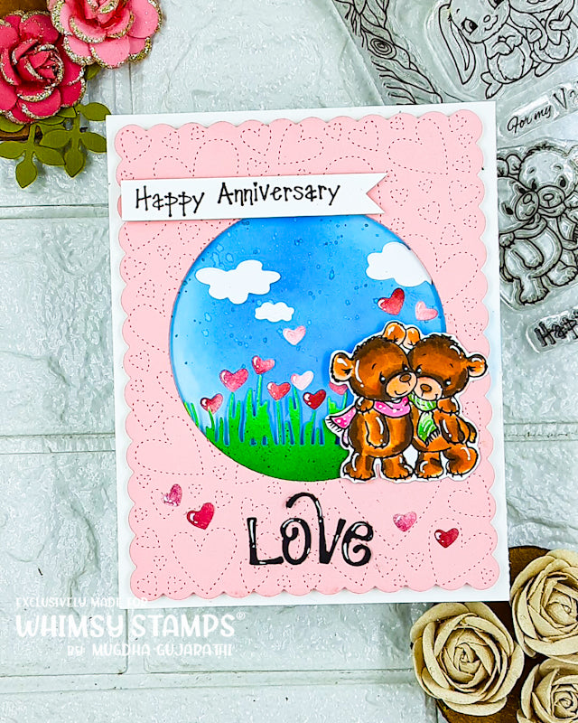 Floating Hearts Cover Plate Die