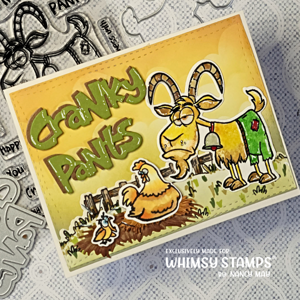 Cranky Pants Clear Stamps - Whimsy Stamps