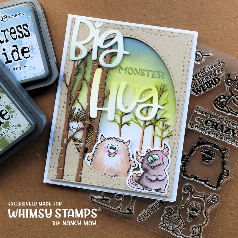 Monster Cuties Clear Stamps - Whimsy Stamps