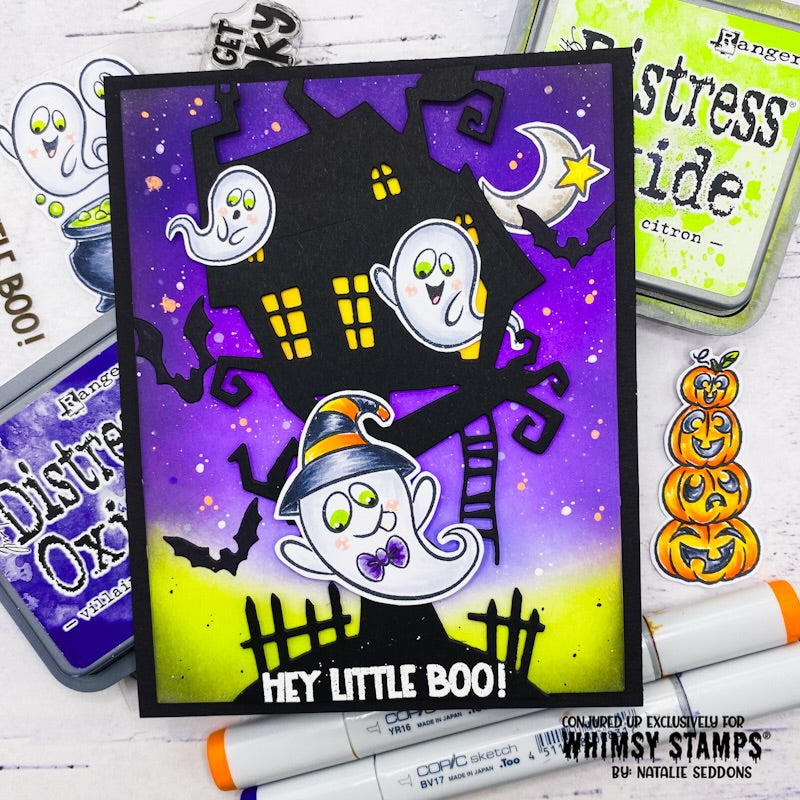 Boo Ghosts Clear Stamps