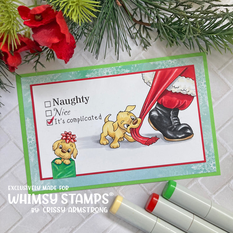 *NEW Jolly Puppy Kisses Clear Stamps - Whimsy Stamps