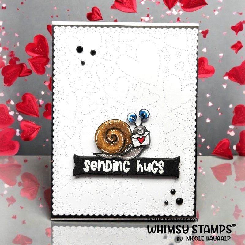 Floating Hearts Cover Plate Die