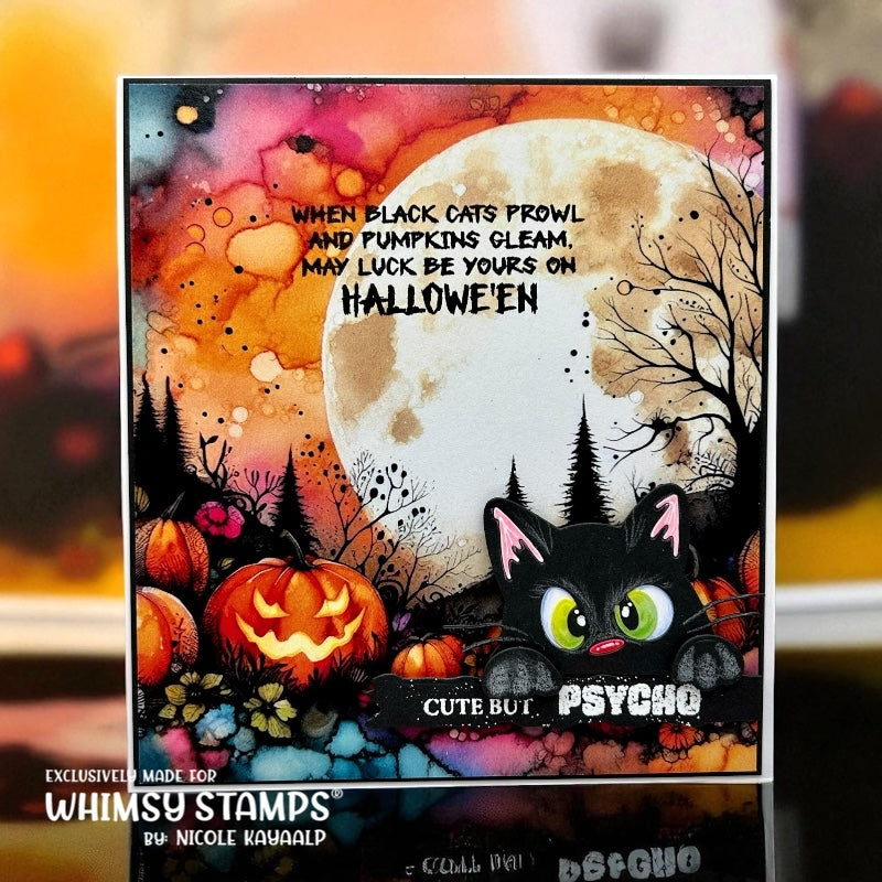 Peeking Kitty Die Set - Whimsy Stamps